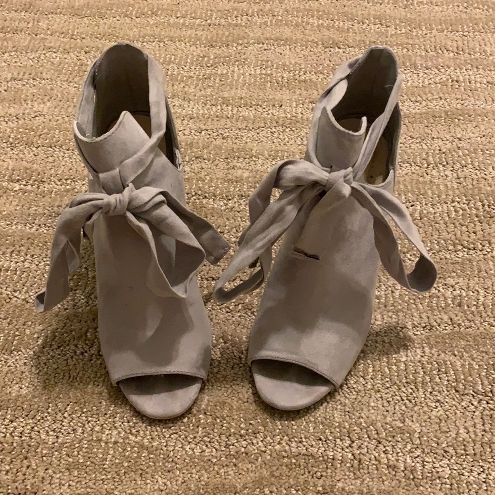 Grey booties